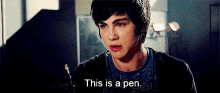 Percy Jackson Pen GIF - Percy Jackson Pen Literally GIFs