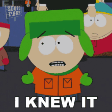 I Knew It Kyle Broflovski GIF - I Knew It Kyle Broflovski South Park GIFs