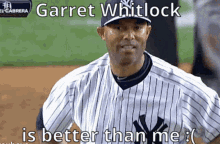 Mariano Rivera Garret Whitlock GIF - Mariano Rivera Garret Whitlock Yankees GIFs