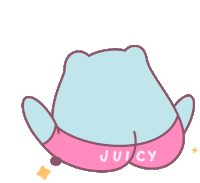 Juicy Booty Sticker - Juicy Booty Butt Stickers