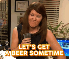 The Office Beer GIF - The Office Beer Mere GIFs