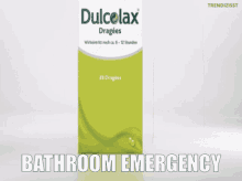 toilet bathroom emergency dulcolax leave the toilet leave the bathroom