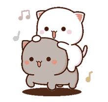 cute couple kitty
