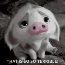 Terrible Pig GIF - Terrible Pig Sad GIFs