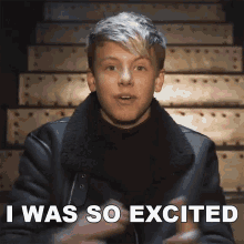 I Was So Excited Carson Lueders GIF - I Was So Excited Carson Lueders Lonely GIFs