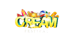 Cream Cream Festival Sticker - Cream Cream Festival Kishrey Stickers