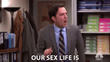 Our Sex Life Is None Of Your Business Andy Bernard GIF - Our Sex Life Is None Of Your Business Andy Bernard Ed Helms GIFs