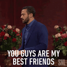 You Guys Are My Best Friends Jesse Williams GIF - You Guys Are My Best Friends Jesse Williams Saturday Night Live GIFs