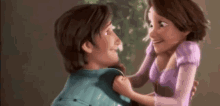 Você é O Amor Da Minha Vida / Rapunzel Beijo / Tangled / Enrolados / Disney GIF - Kiss Rapunzel In Love GIFs
