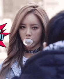 hyeri kpop sparkle gum bubblegum