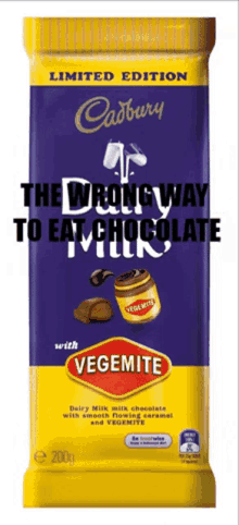 Chocolate Cadbury GIF - Chocolate Cadbury Vegemite GIFs