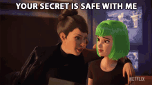 Your Secret Is Safe With Me Ms Nowhere GIF - Your Secret Is Safe With Me Ms Nowhere Fast And Furious Spy Racers GIFs