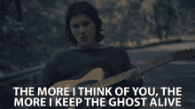 The More I Think Of You The More I Keep The Host Alive GIF - The More I Think Of You The More I Keep The Host Alive James Bay GIFs