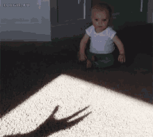 kid scared shock shadow