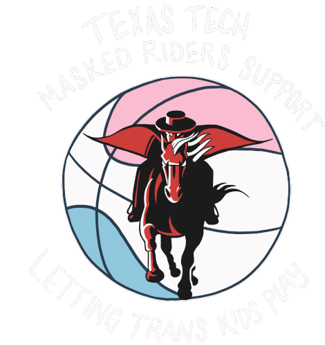 Let The Kids Play Texas Tech Masked Riders Support Letting Trans Kids Play Sticker - Let The Kids Play Texas Tech Masked Riders Support Letting Trans Kids Play Texas Tech Stickers