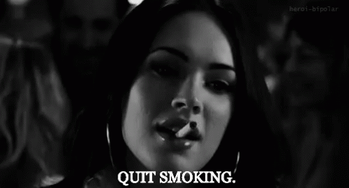 Quit Smoking Gif Quit Smoking Megan Fox No Smoking Discover Share Gifs
