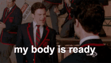 Glee Kurt Hummel GIF - Glee Kurt Hummel My Body Is Ready GIFs