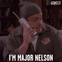 Im Major Nelson And Shes My Jeannie Phone Call GIF - Im Major Nelson And Shes My Jeannie Phone Call Claimed GIFs