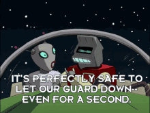 futurama robot planet safe to let your guard down