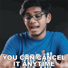 You Can Cancel It Anytime Anubhavroy GIF - You Can Cancel It Anytime Anubhavroy Cancel Order GIFs