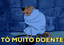 Scooby Doo / Tô Doente / Gripe / Doença / Termômetro / Mal Estar GIF - Scooby Doo I Feel Sick Sickness GIFs