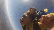 Girl Loses Shoe Skydiving And Catches It! GIF - Shoe Sky Diving GIFs
