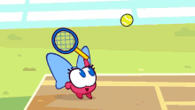 Hit With Racket Om Nom GIF - Hit With Racket Om Nom Cut The Rope GIFs