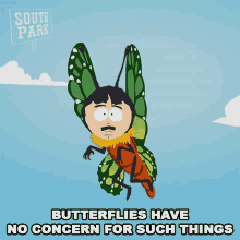 Butterflies Have No Concern For Such Things Randy Marsh GIF - Butterflies Have No Concern For Such Things Randy Marsh South Park GIFs
