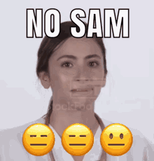 Sam No GIF - Sam No Blink GIFs