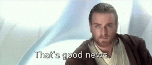 Thats Good News Obi Wan GIF - Thats Good News Obi Wan Star Wars - Discover  &amp; Share GIFs