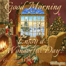 Christmas Morning Good Morning GIF - Christmas Morning Good Morning GIFs