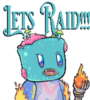 Raid Lets Raid Sticker - Raid Lets Raid Lets Go Stickers