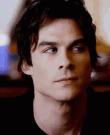 Vampire Diaries Damon GIF - Vampire Diaries Damon Smirk Face GIFs