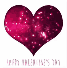 Happy Valentines Day Glitter Heart GIF - Happy Valentines Day Glitter Heart Love GIFs