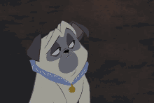 翻白眼 GIF - Disney Dog Pugdog GIFs