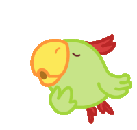 Whistling Bird Molang Sticker - Whistling Bird Molang Bird Stickers