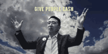 Give People Cash Andrew Yang GIF - Give People Cash Andrew Yang Yang Gang GIFs