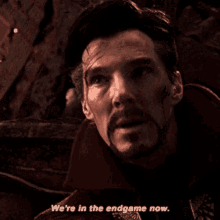 Doctor Strange We Are In The Endgame Now GIF - Doctor Strange We Are In The Endgame Now Just Saying GIFs