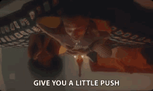 Give You A Little Push Time GIF - Give You A Little Push Time Couple GIFs