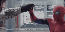 Bucky Spiderman GIF - Bucky Spiderman Peter Parker GIFs