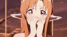 Anime Cry Asuna GIF - Anime Cry Anime Asuna GIFs