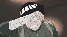 naruto rock lee cry determined tears