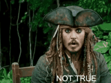 Jack Sparrow Not True GIF - Jack Sparrow Not True Of Course Not GIFs
