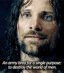 lord of the rings army single destroy men