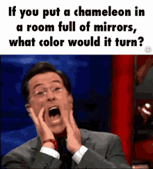 What Stephen Colbert GIF - What Stephen Colbert Panic GIFs