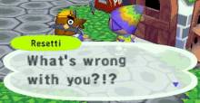 animal crossing mr resetti whats wrong with you what is wrong with you what is wrong with u