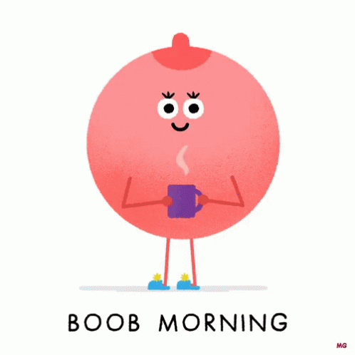 El GIF animado de Sunday Boob Morning Good Morning perfecto para tus conver...
