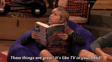 It'S Like Tv In Your Head GIF - I Carly Jennetter Mc Curdy Sam Puckett GIFs