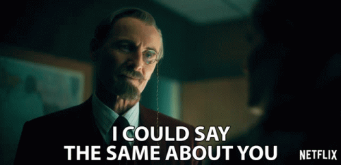 I Could Say The Same About You Colm Feore GIF - I Could Say The Same About  You Colm Feore Reginald Hargreeves - Discover & Share GIFs