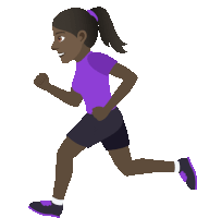 Running Joypixels Sticker - Running Joypixels Jogging Stickers